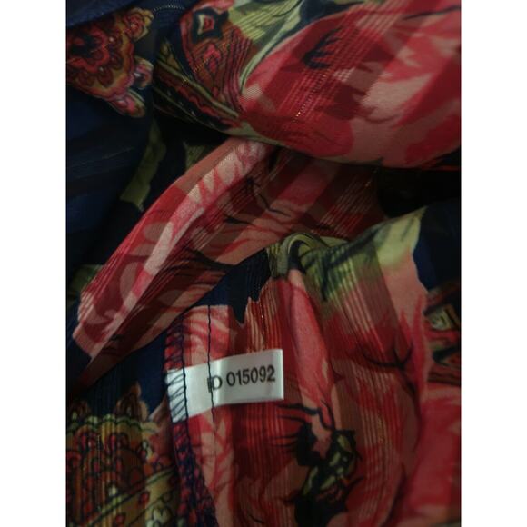 Vintage 80s Victoria’s Secret Gold Label Lingerie Top Sz M Floral Paisley Print - Picture 9 of 9